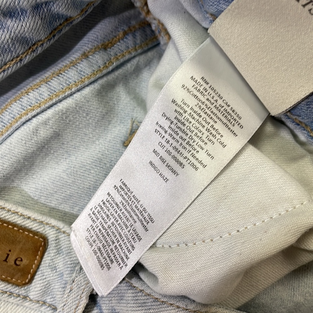 Joie Light Blue Skinny Jeans - Picture 6 of 7